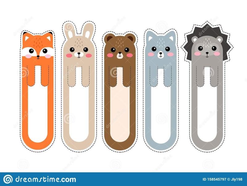 Каваи закладка шаблон