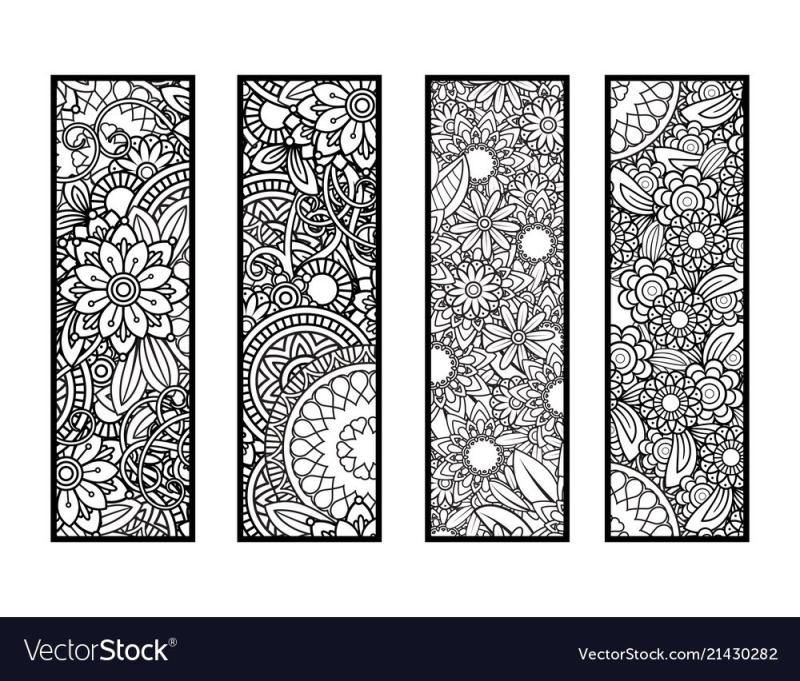 Закладки для книг для взрослых черно белые