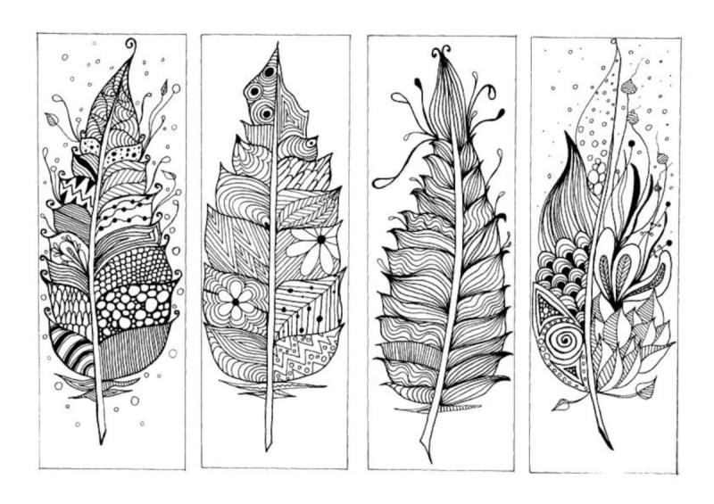 Чёрно белые закладки для книг