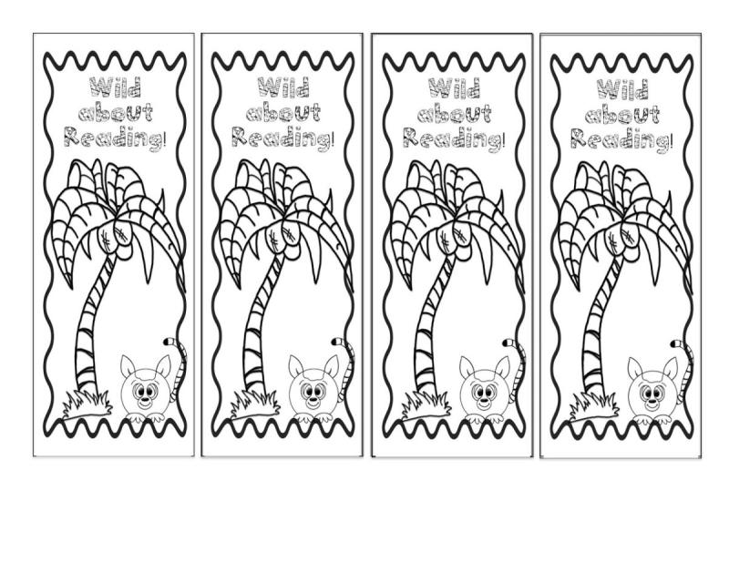 Закладки для книг распечатки