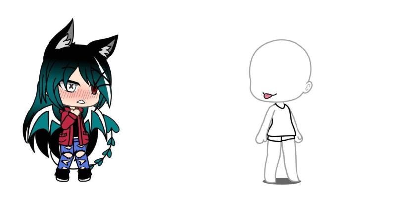 Гача лайф белый персонаж