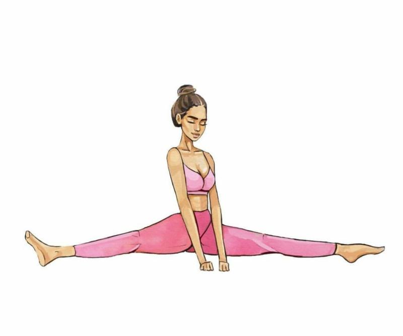 Рисунки гимнасток для срисовки