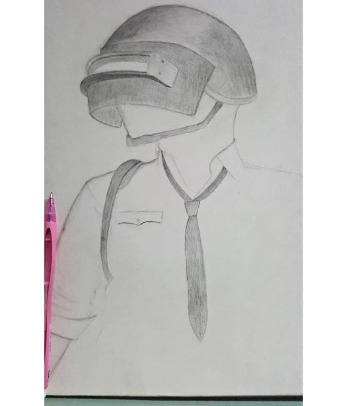Легкие рисунки PUBG