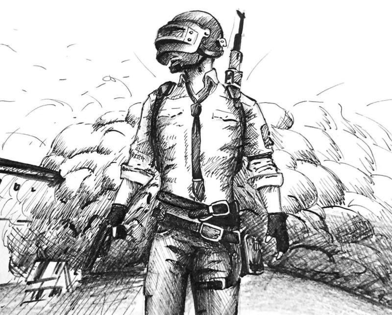 PUBG раскраска