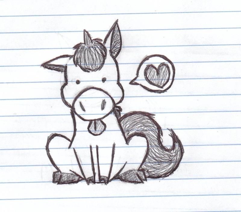 Рисунки для срисовки легкие для девочек