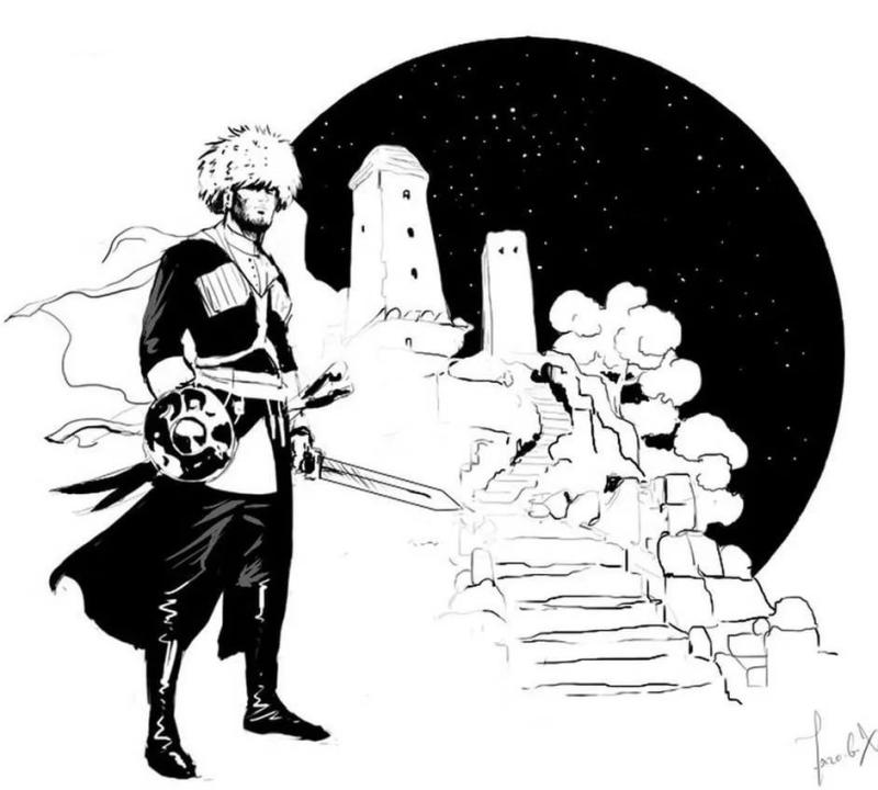 Грузинские танцы в живописи