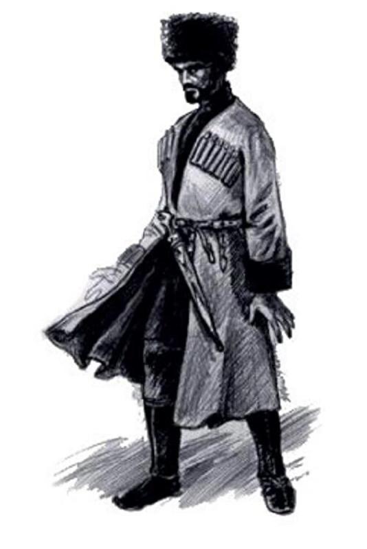 Национальный костюм карачаевцев рисунки