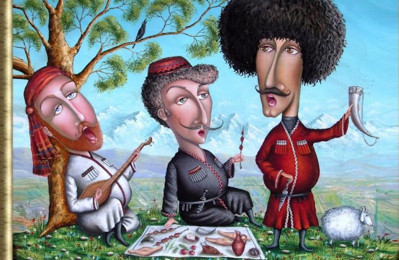 Черкешенки карандашом