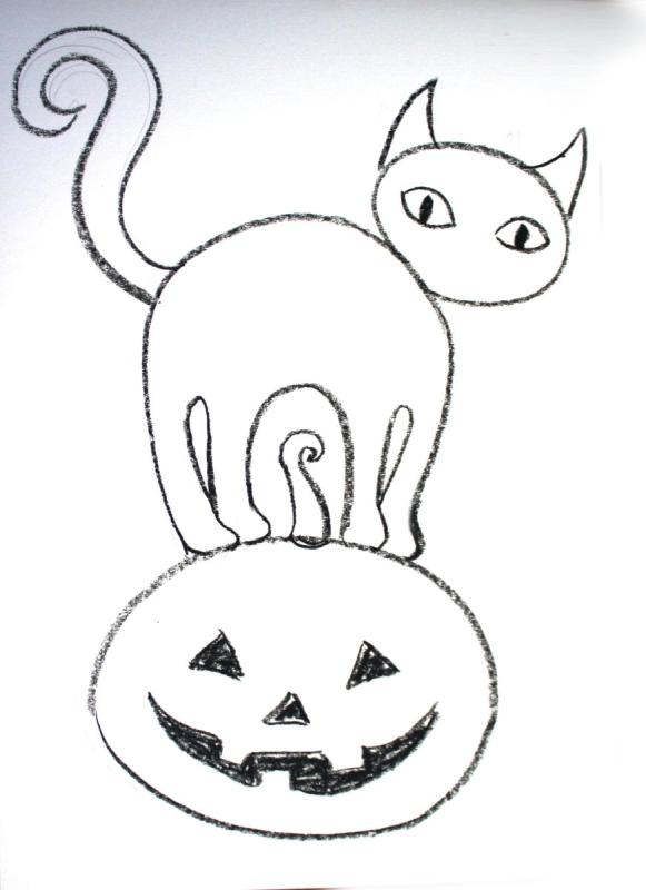 Хэллоуин скетч