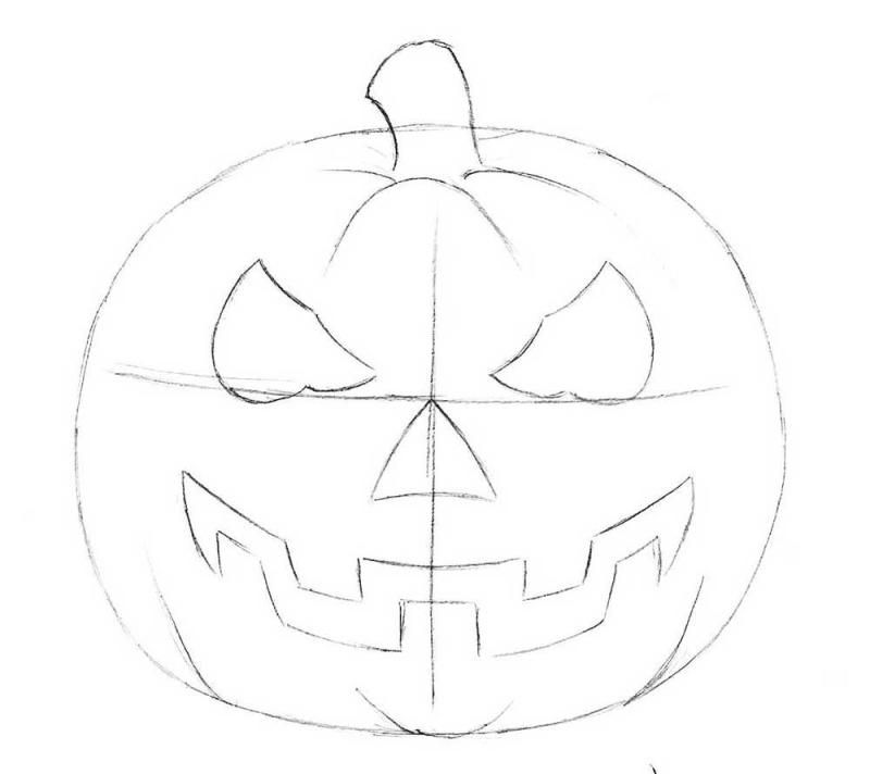 Простой макияж губ на Хэллоуин