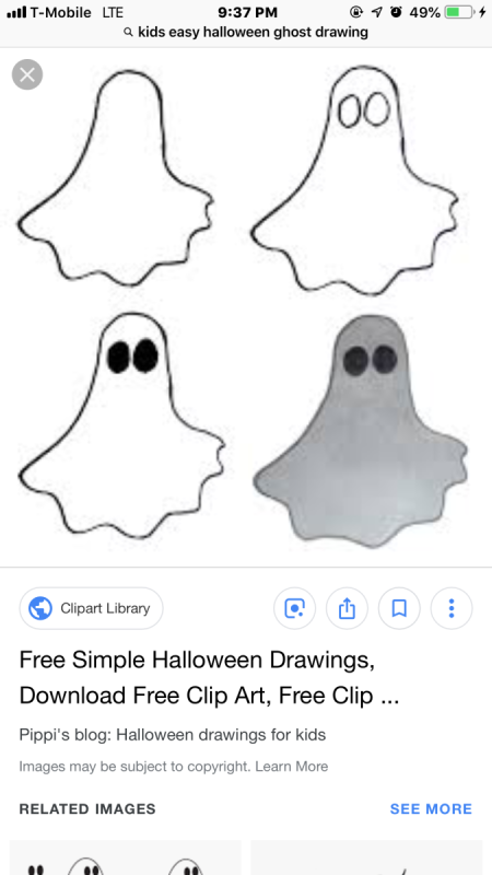 Картинки для Хэллоуина для срисовки