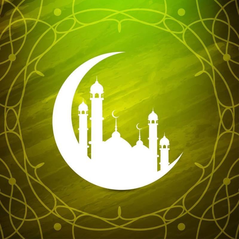 Полумесяц с мечетью