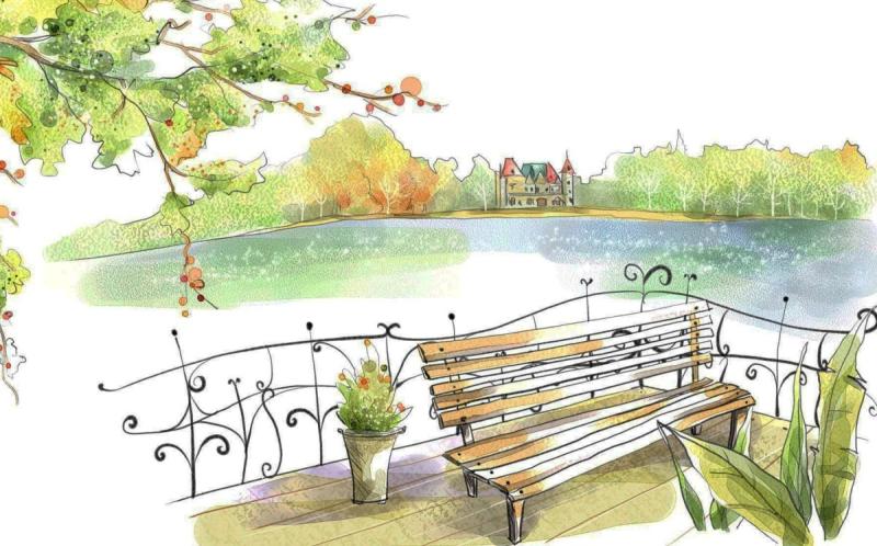 Летние зарисовки пейзажа