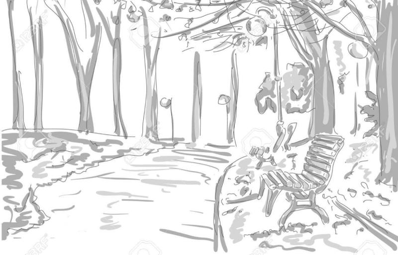 Парк для срисовки