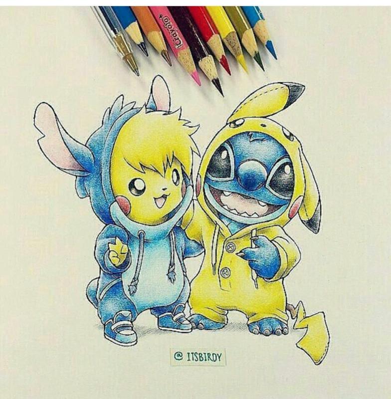 Чиби покемоны Пикачу