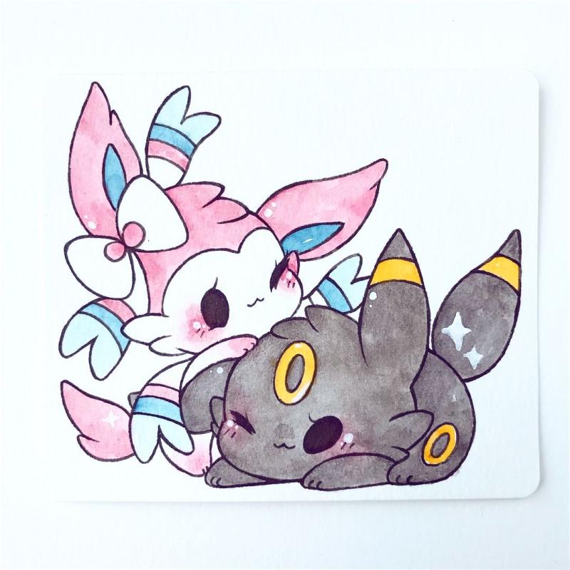 Рисунки покемонов для срисовки