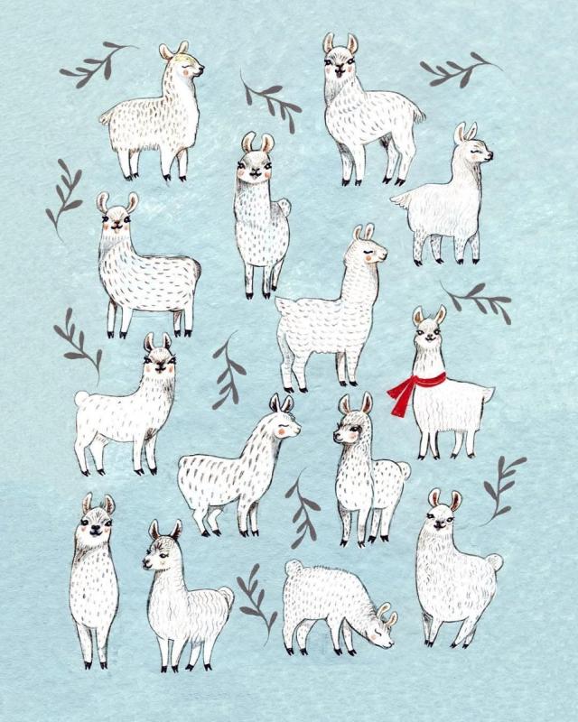 Альпака иллюстрация