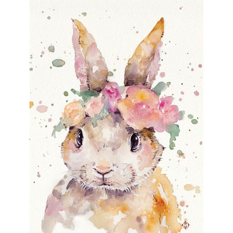 Животные акварелью