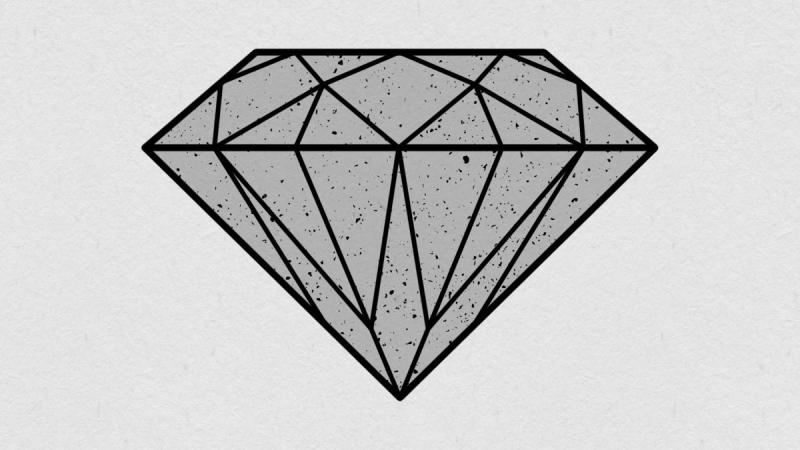 Бриллиант нарисованный