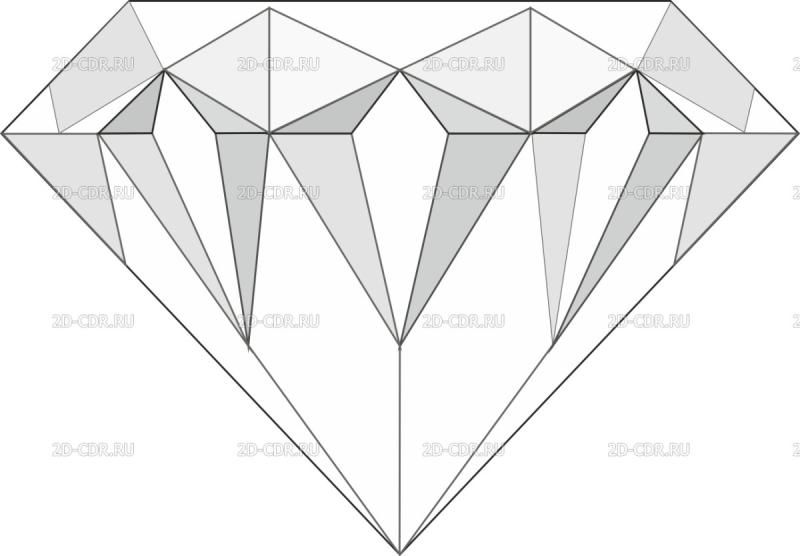 Раскраска бриллиант