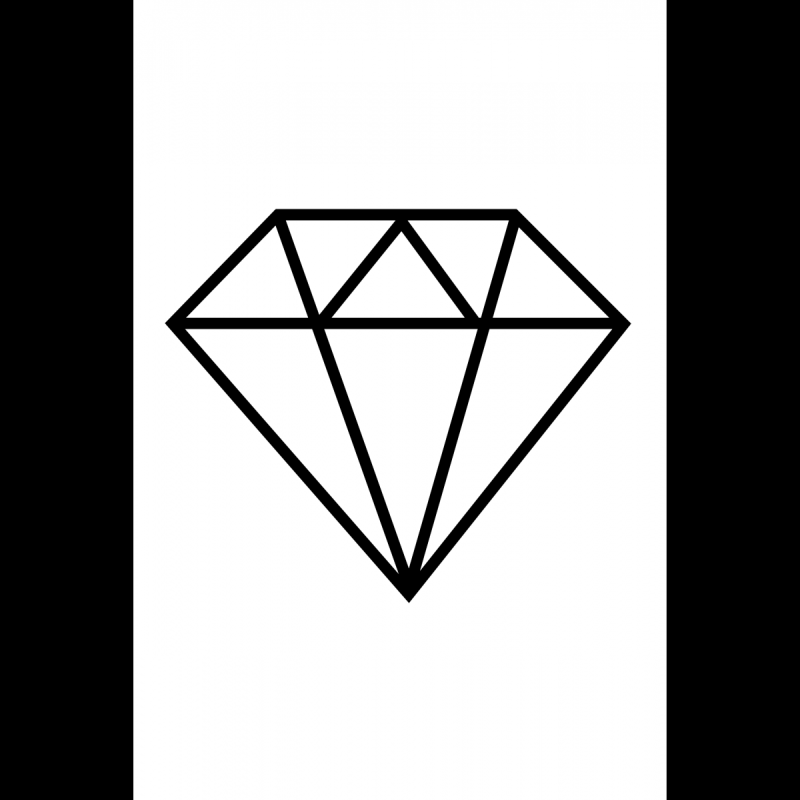 Рисунок алмаза карандашом78