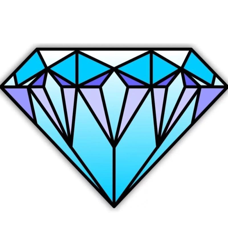 Алмаз линиями