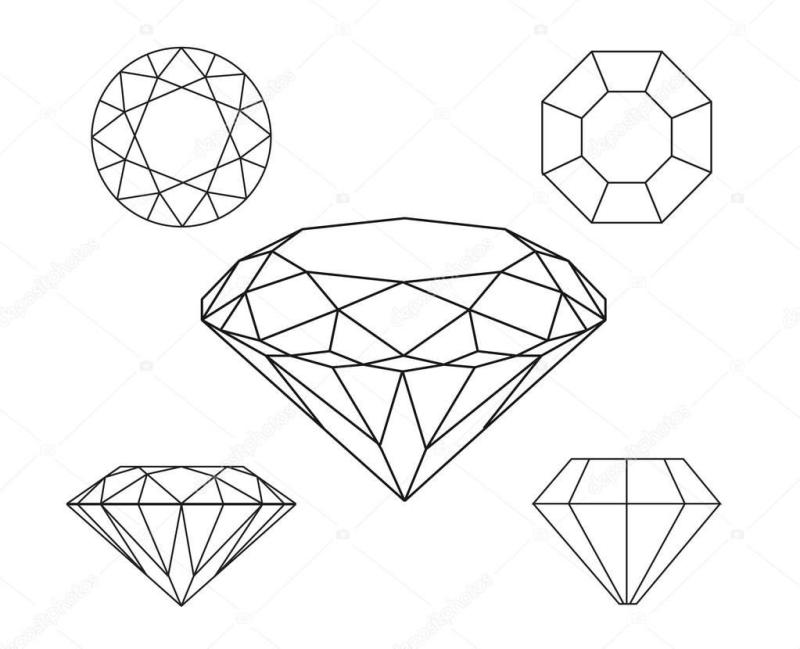 Природный Алмаз drawing