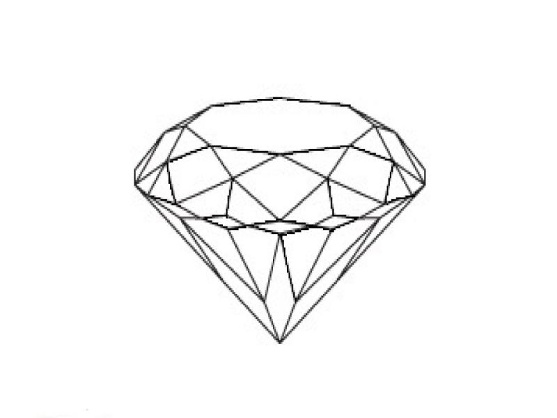 Бриллиант нарисованный