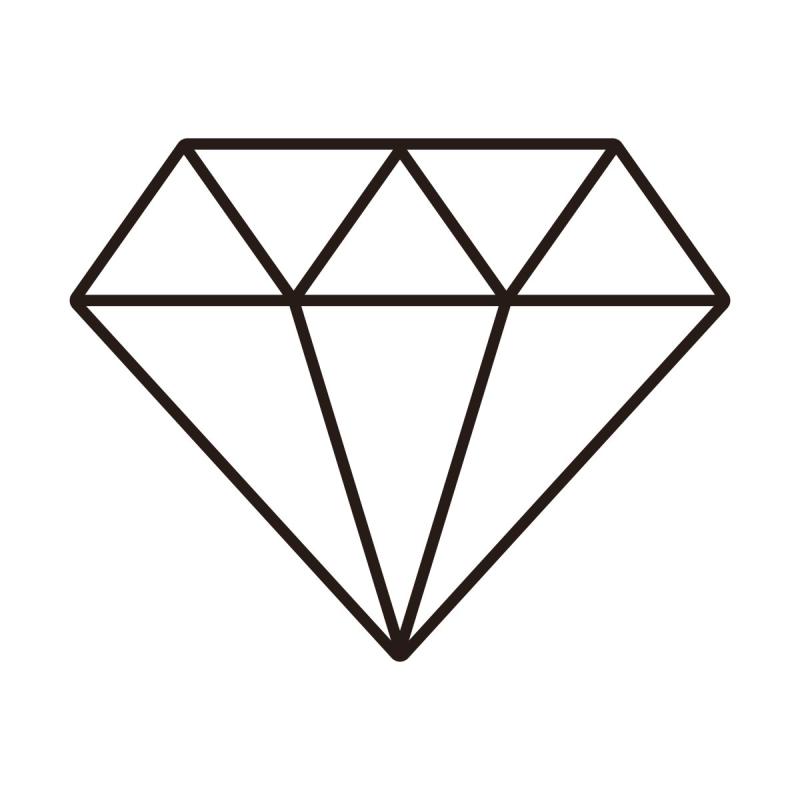 Тату бриллиант эскиз на палец