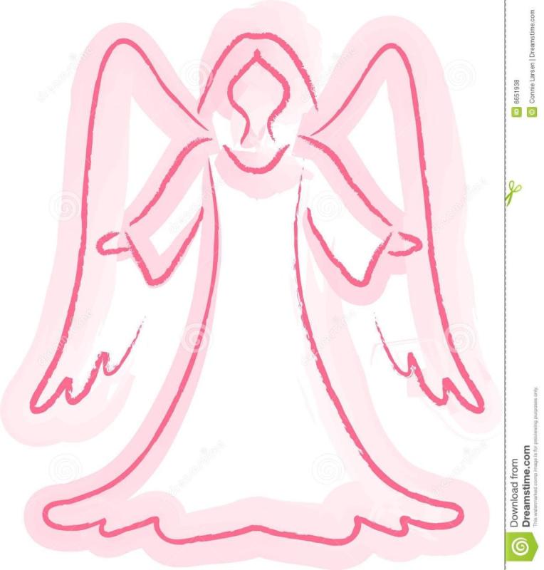 Нарисовать маму ангела