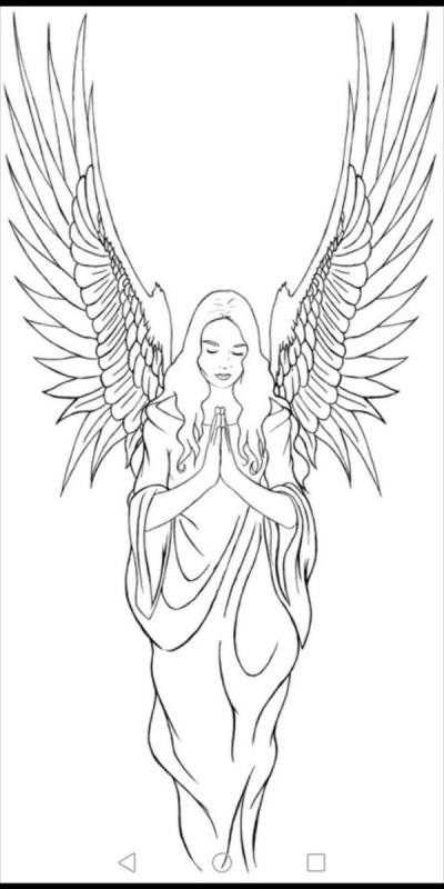Ангел эскиз