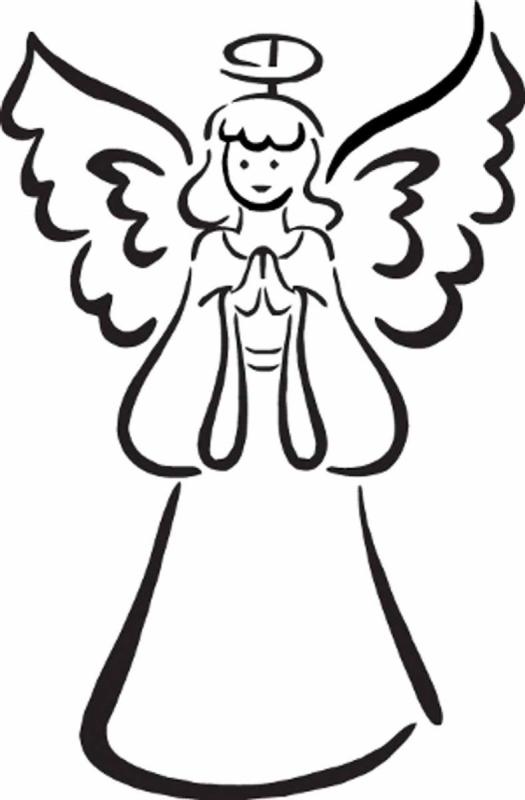 Крылья ангела рисунок