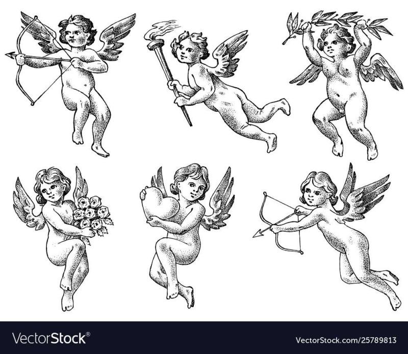 Купидон эскиз