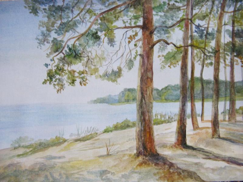 Декоративное рисование пейзажа