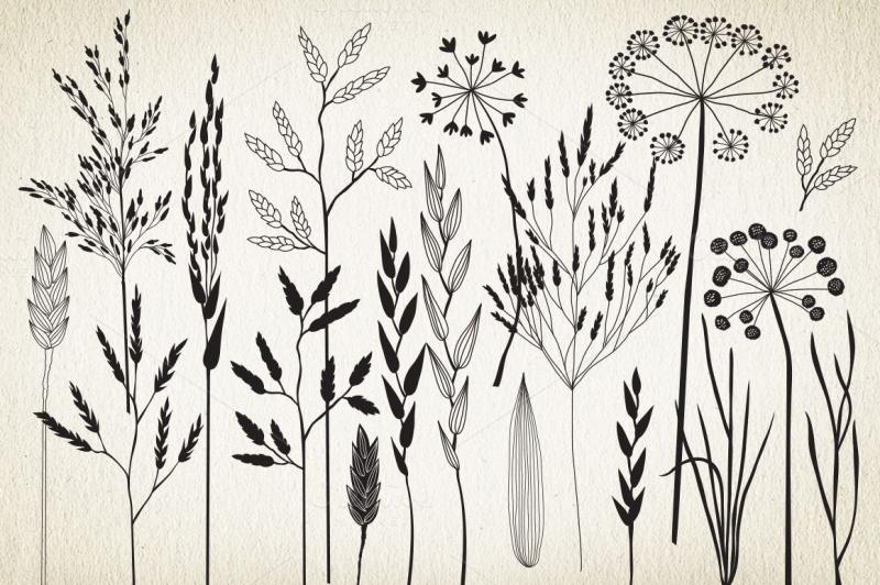 Стилизованная растительность