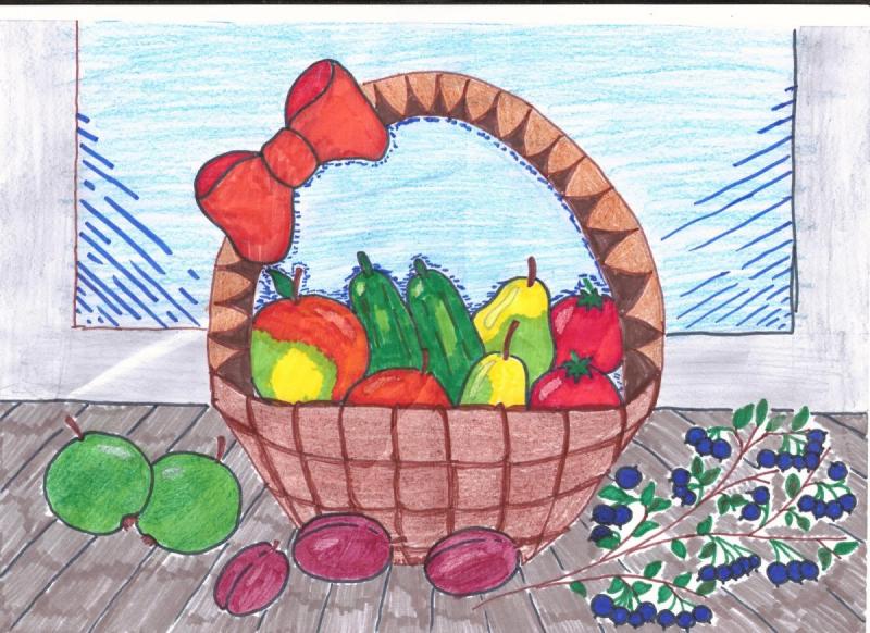 Дары лета рисунок