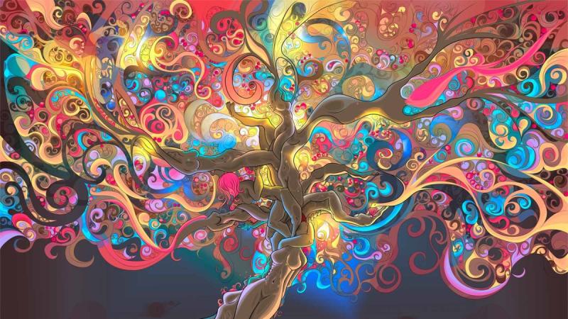 Художества на деревьях