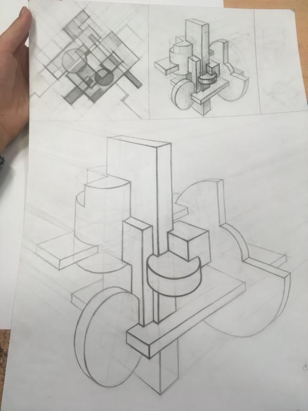 МАРХИ объемно пространственная композиция