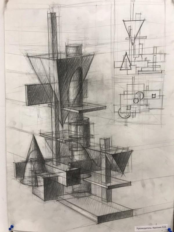 Гризайль Академия художеств Репина