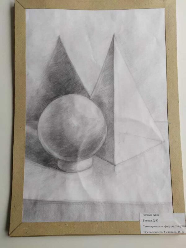 Академический рисунок экзамен