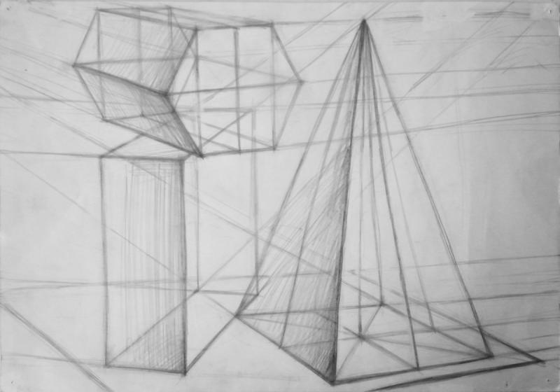 Наброски геометрических фигур