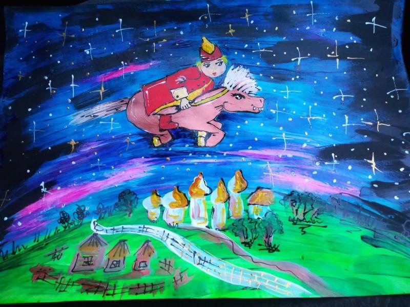 Конек горбунок рисунок