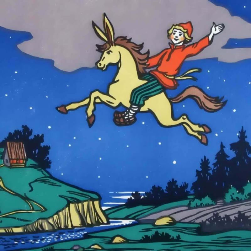 Конёк горбунок иллюстрации веры Павловой