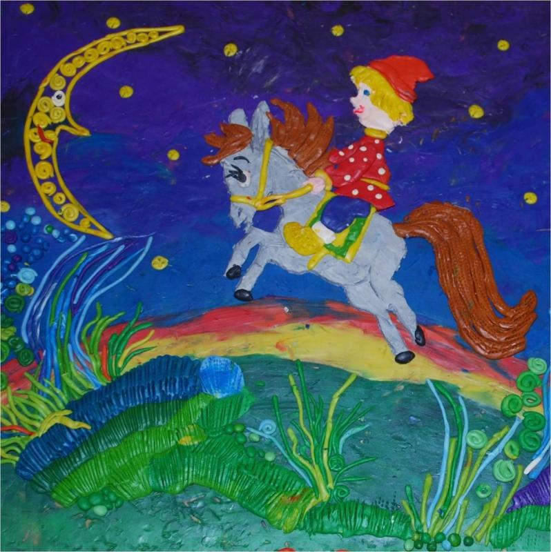 Рисунок к произведению конек горбунок78