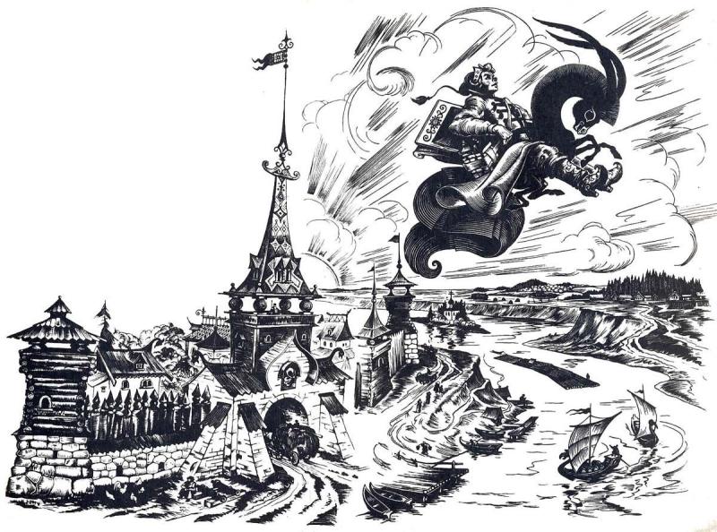 Сивка бурка рисунок