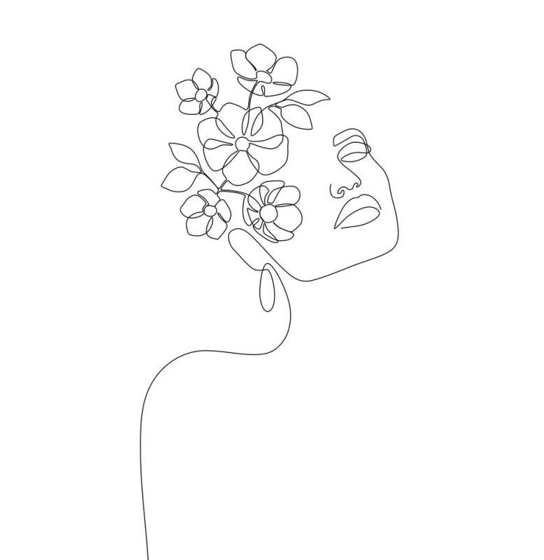 Контурный рисунок Минимализм