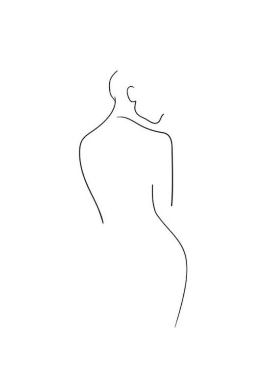 Силуэт женской фигуры