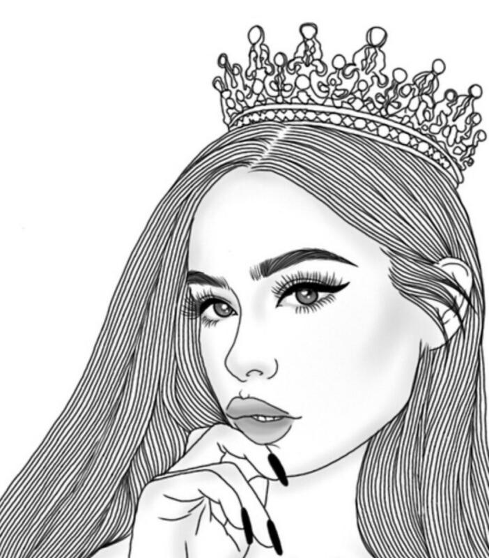 Крутые раскраски для девочек