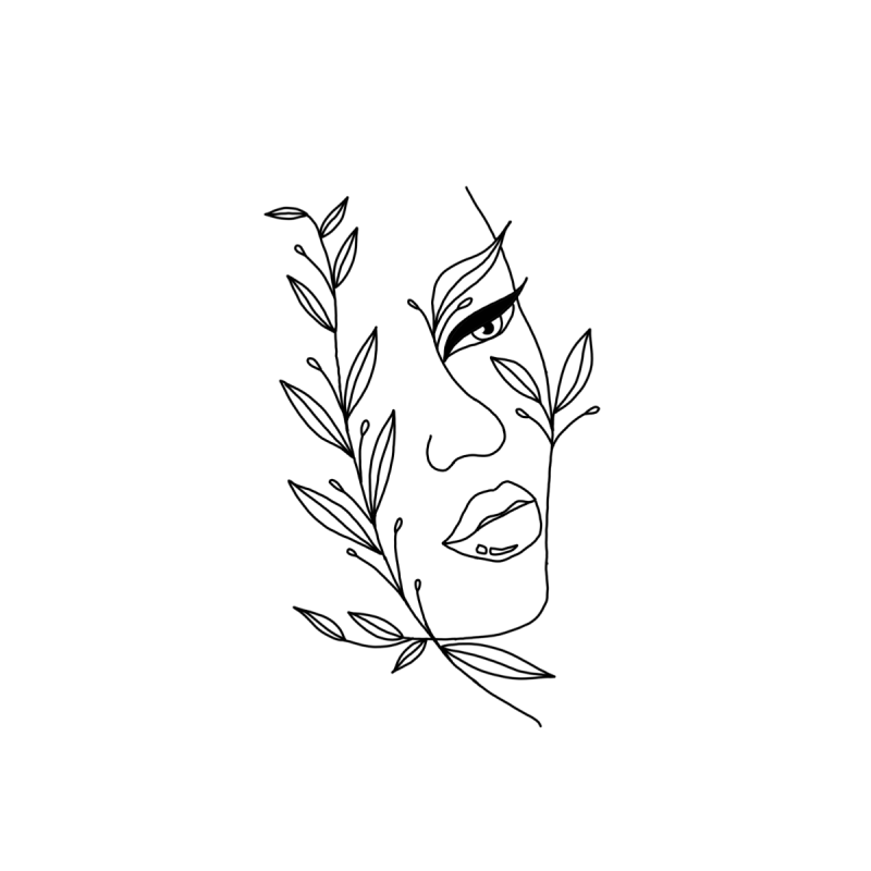 Контурные тату эскизы