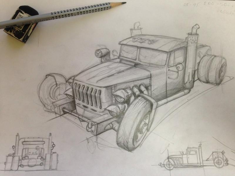 Урал 4320 хот род